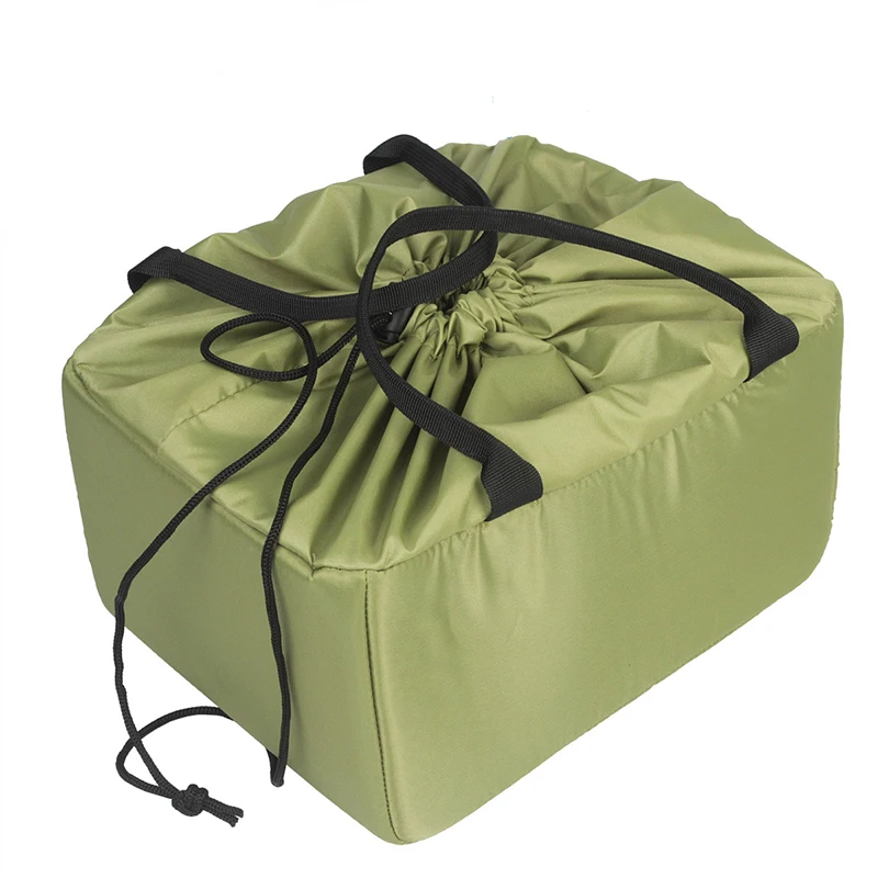 Стеганая сумка для камеры с разделителем Встроенная вставка 27x21x14 см DSLR SLR