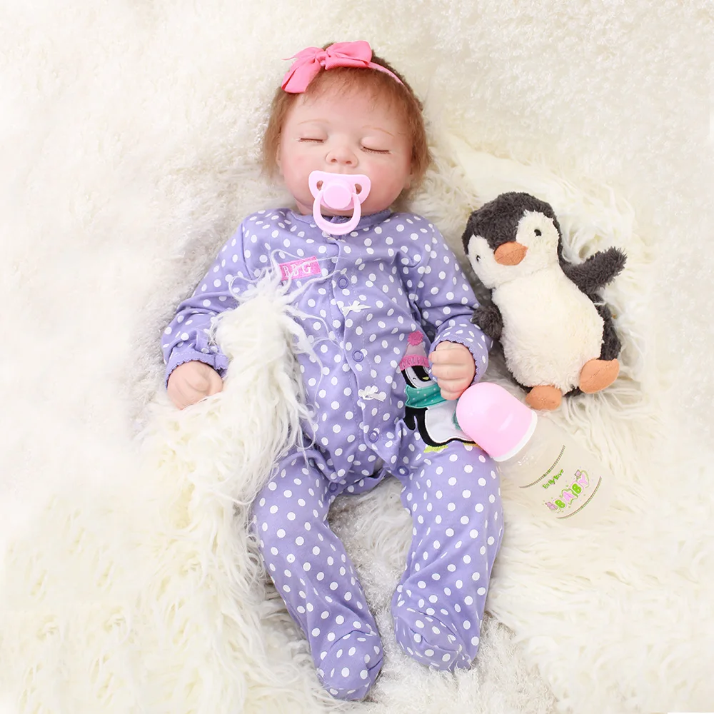 OtardDolls кукла-реборн 2" 50 см, мягкая силиконовая кукла для новорожденных, куклы для новорожденных, Реалистичная настоящая кукла для детей, подарок на день рождения, Рождество