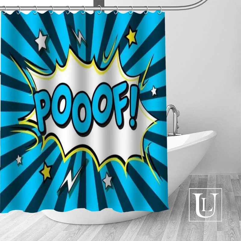 

Hot New Eco-friendly Explode fashion boom Shower Curtain Custom Bathroom Curtain modern Polyester Fabric Thick Waterproof Mildew