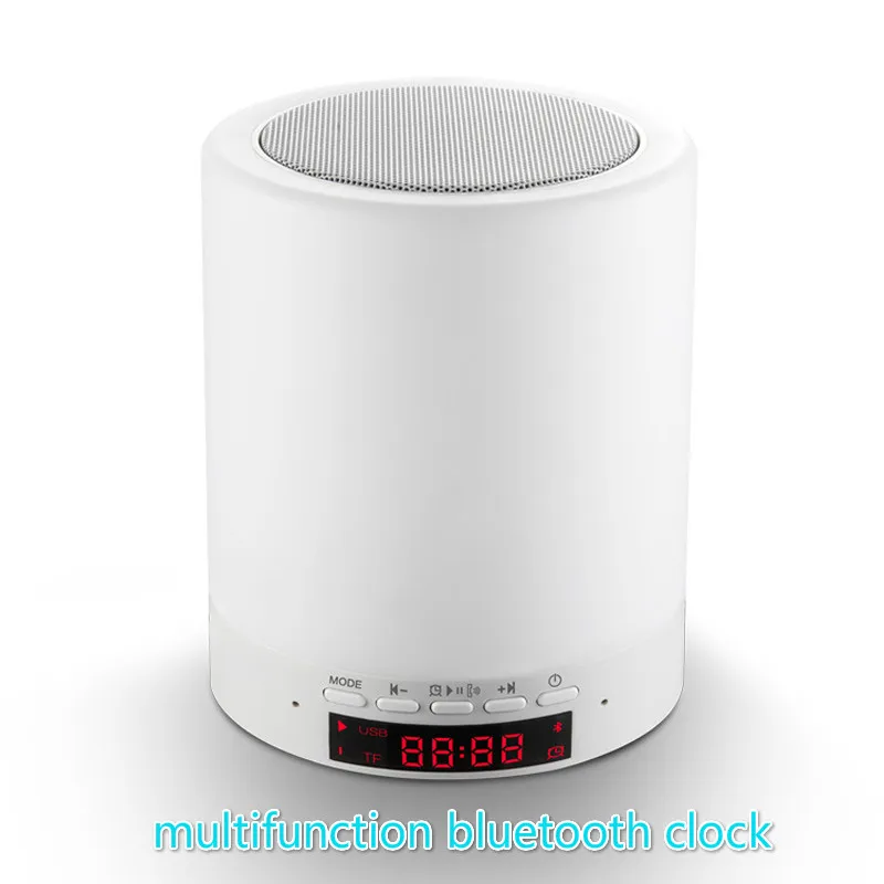 Bluetooth динамик часы светильник сенсорный затемняющий s красосветильник