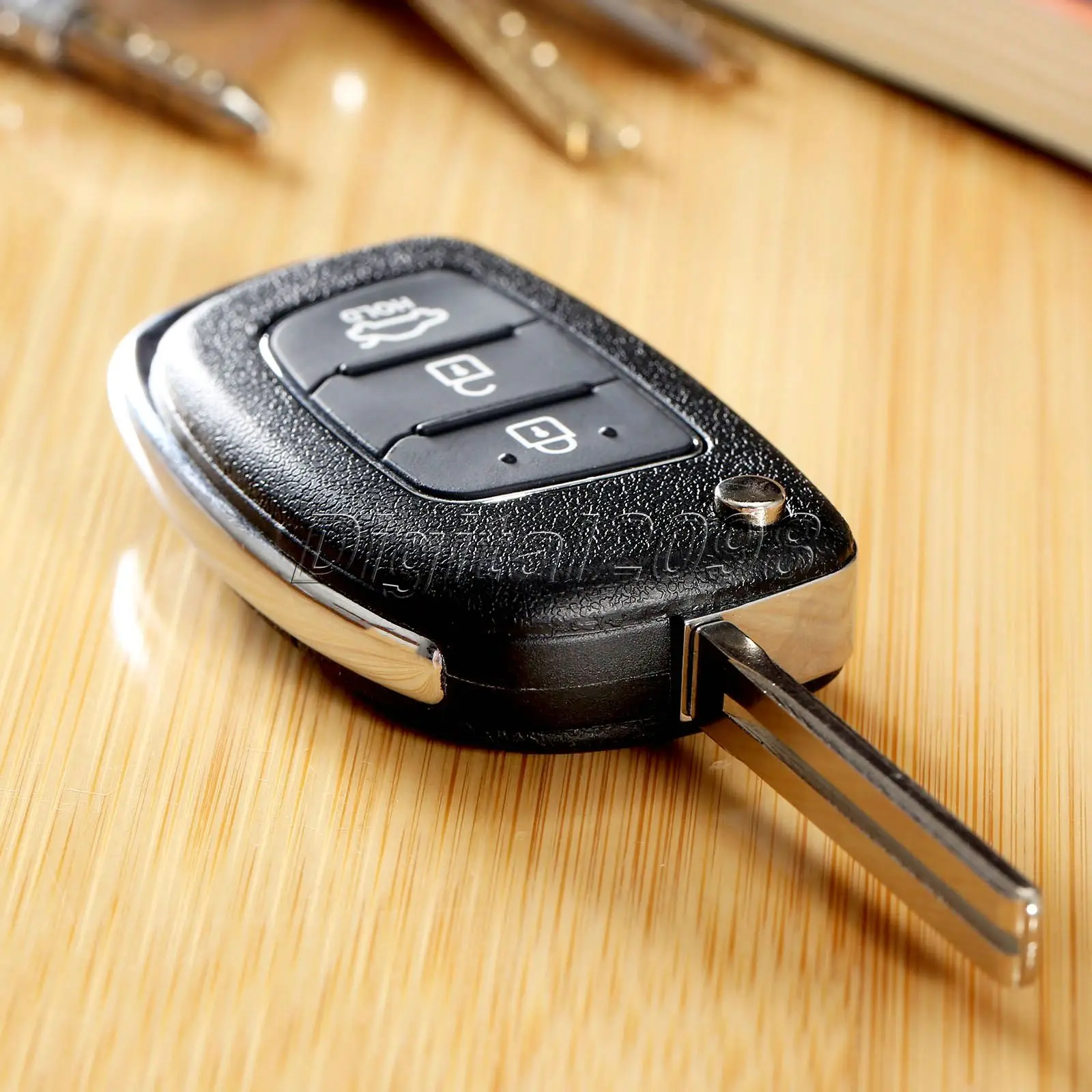 Yetaha Сменный Чехол для автозапчастей с 3 кнопками откидной складной чехол