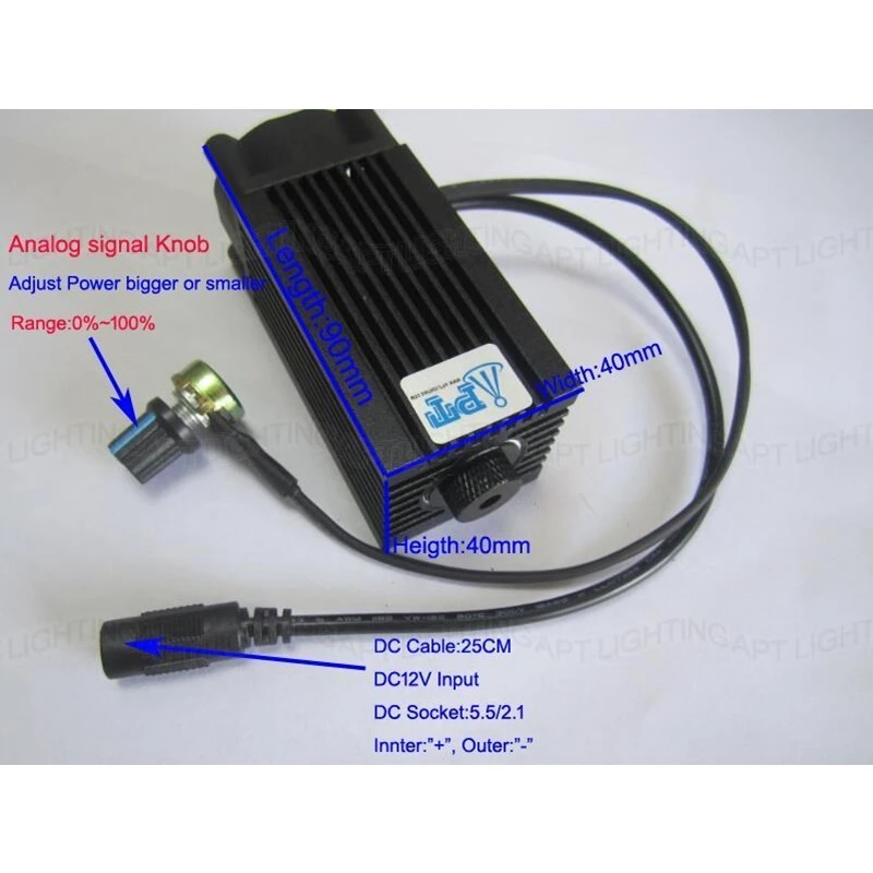 5000 мВт сине фиолетовый лазерный модуль запчасти с держателем теплоотвод для мини