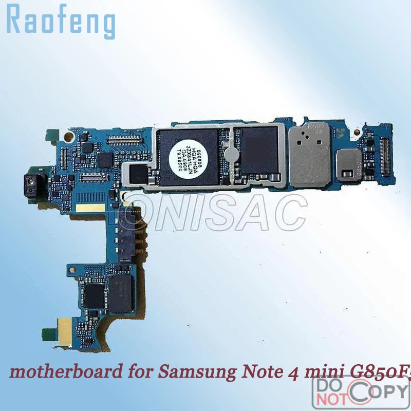 Материнская плата Raofeng Wcdma для Samsung Note 4 mini G850f wcdma разблокированная материнская
