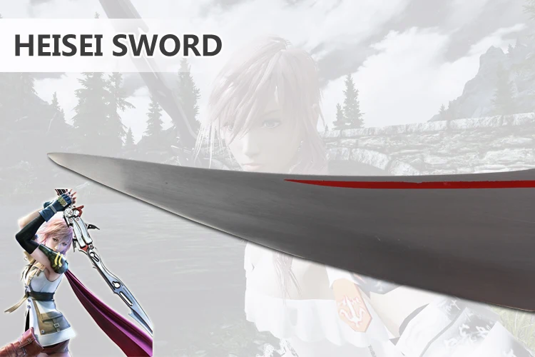 Косплей Final Fantasy Катана аниме настоящая сталь меч ручной работы оружие | Дом и сад