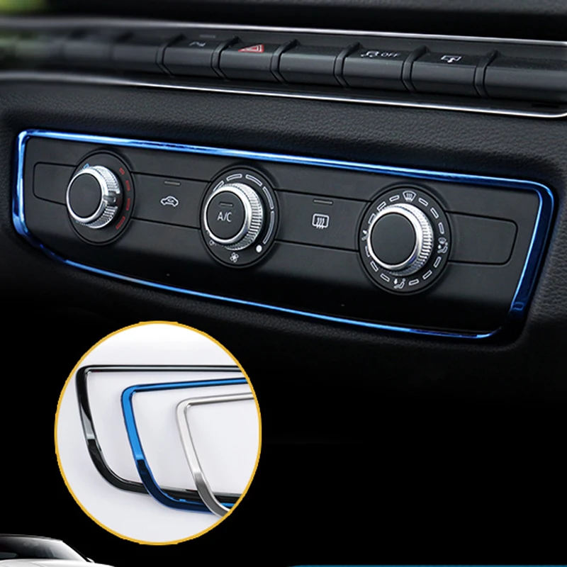 Стайлинг автомобиля для Audi A3 8V консоль из нержавеющей стали A/C Отделка