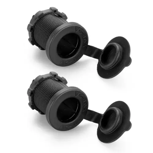 2 x розетки 12V прикуривателя утопленные для автомобиля мото лодки