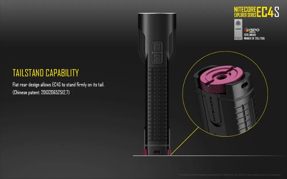 Nitecore EC4S под давлением чехол цельный фонарик с 2 шт. NL186 18650 2600 мАч батареи 2150 люмен XHP50 светодиодный Водонепроницаемый