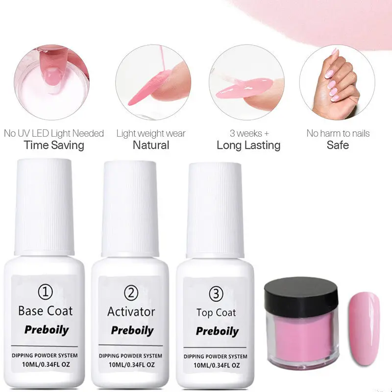 4pcs Set5 4 шт./лот Dip порошок для ногтей набор блеск Diping порошок для ногтей здоровый цвет ногтей порошок натуральный сухой ногтей салон 10 г/кор - Цвет: 4pcs Set5