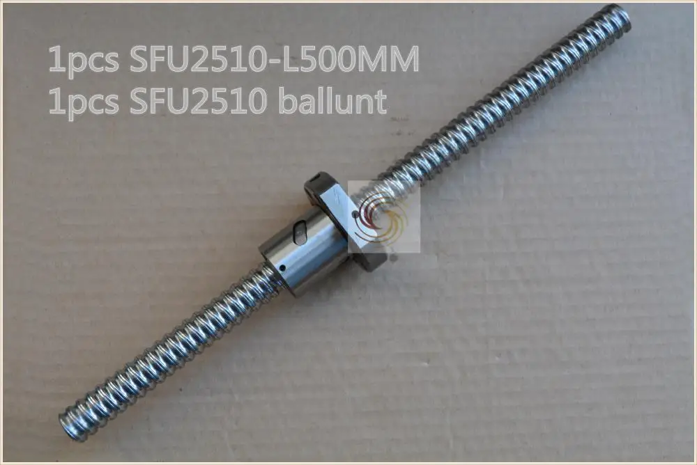 

diameter 25mm ball screw SFU2510 length 500mm plus RM2510 2510 ball nut CNC DIY Carving machine 1pcs