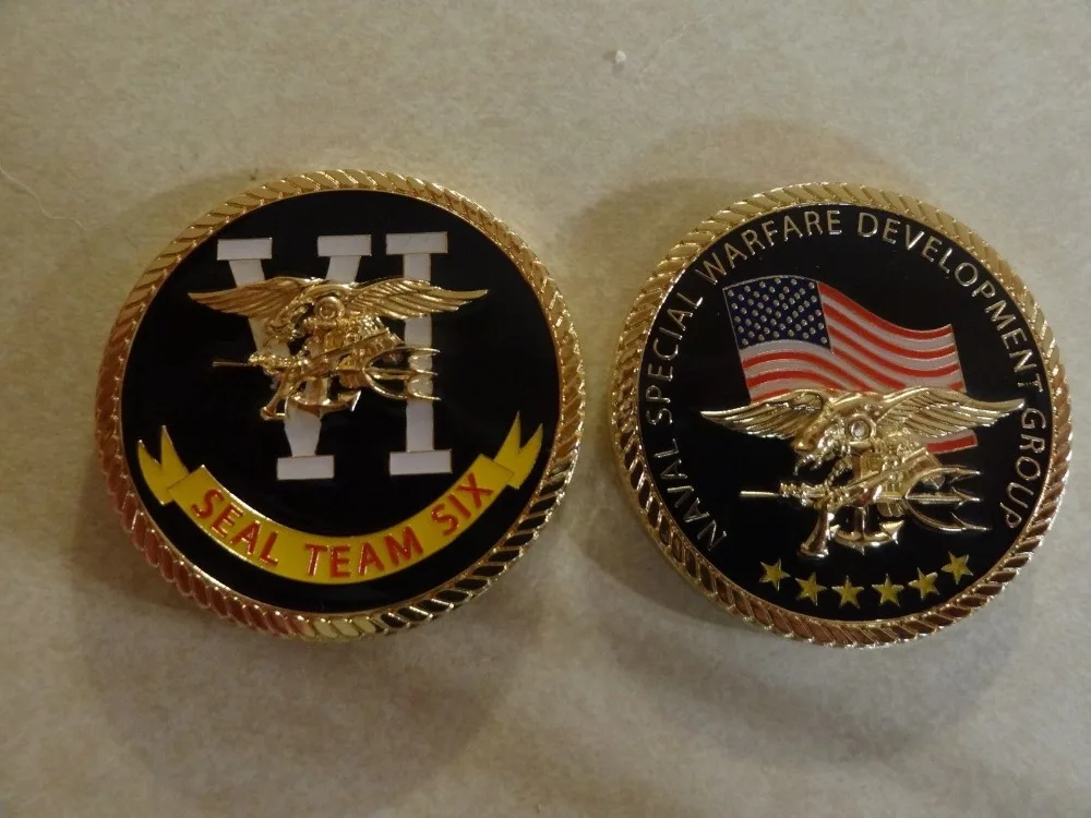 Военно-морская группа спецназа США SEAL TEAM 6, памятная монета, сувенирное искусство и коллекционирование