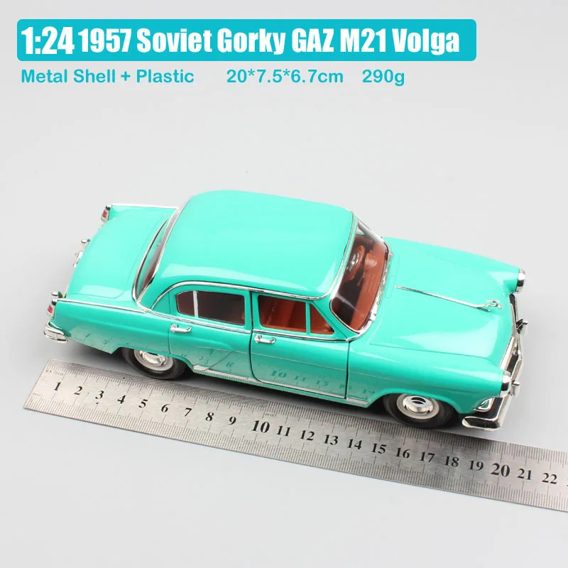 1:24 Масштаб Россия СССР горький ГАЗ 21 М21 Волга салон 1957 классический ретро литье под давлением модель автомобиля миниатюрный автомобиль игрушка для ребенка
