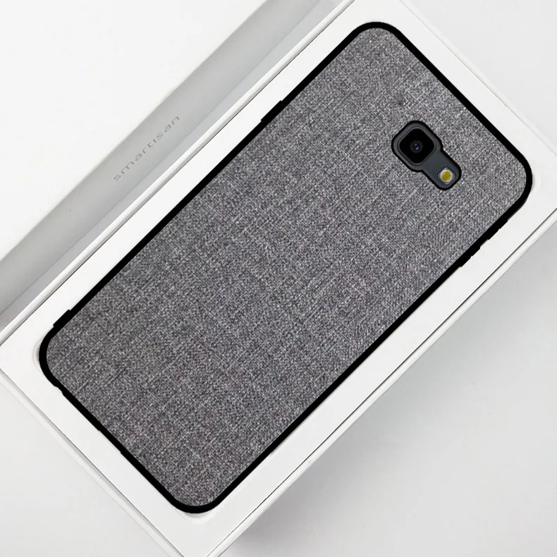 Для Samsung Galaxy J4 J6 Plus 2018 чехол Роскошный тканевый мягкий брезент из искусственной