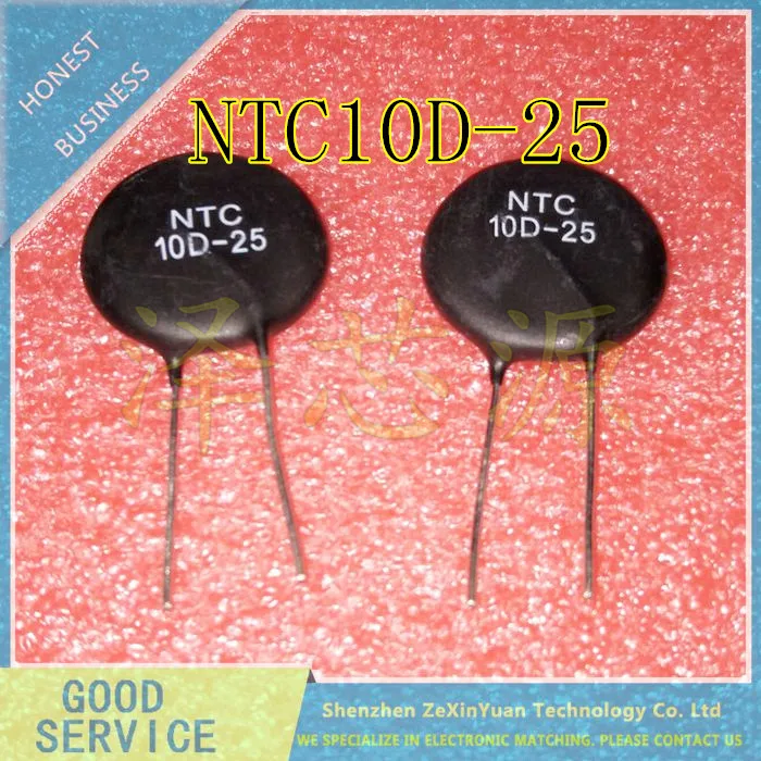 10PCS/LOT THERMAL RESISTOR NTC10D-25 NTC 10D-25