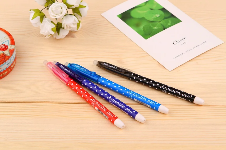 Новые шариковые ручки для офиса и студентов стираемые милые офисные школьные