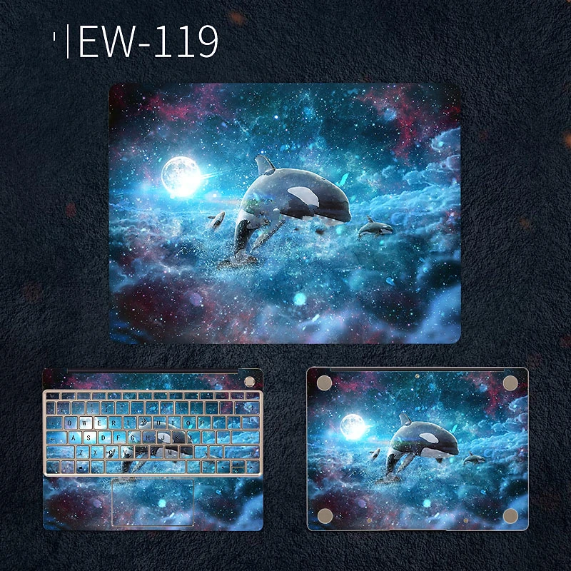 10 Белая мраморная наклейка для ноутбука huawei Matebook X Pro 13,9X13,3 Виниловая наклейка для ноутбука MateBook E 12 D 15,6 кожа для ноутбука - Цвет: 10