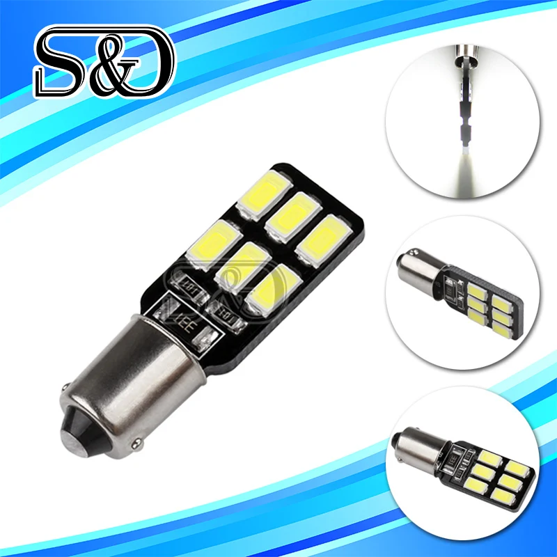 1 шт. BA9S 12 SMD 5630 Светодиодный Canbus лампы без ошибок t4w h6w Автомобильный светодиодный