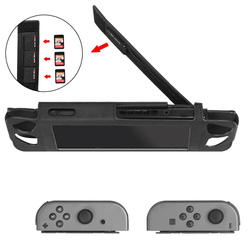 Jeebel PU чехол для Nod сумка Switch многофункциональный кожаный с кронштейном и тремя