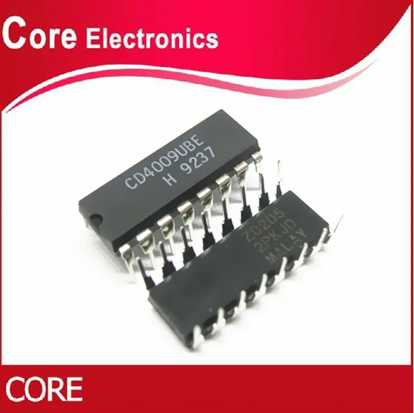 100 шт. CD4009UBE DIP16 CD4009 DIP новый | Электронные компоненты и принадлежности