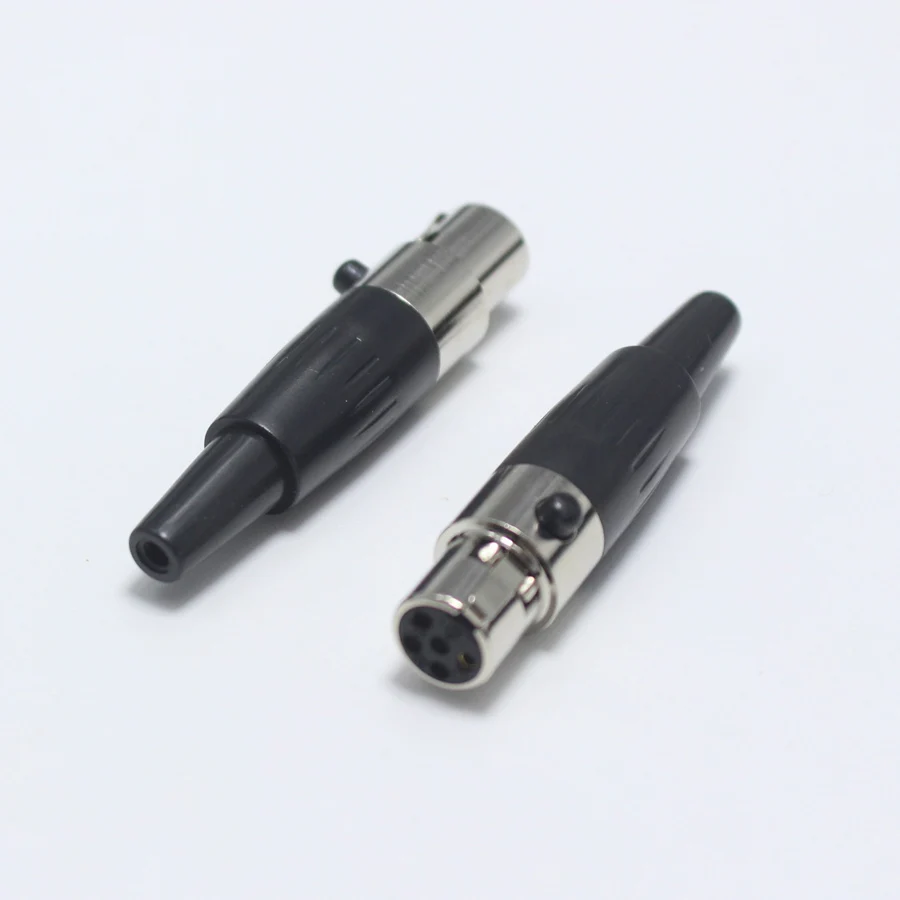 1 шт. мини XLR гнездо с хвостом 5 Pin маленький P Аудио Микрофон Разъем сварной