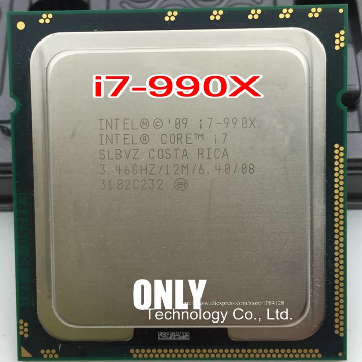 Процессор intel I7-990X I7 990X процессор 3,46G шесть ядер LGA 1366 разбитые кусочки
