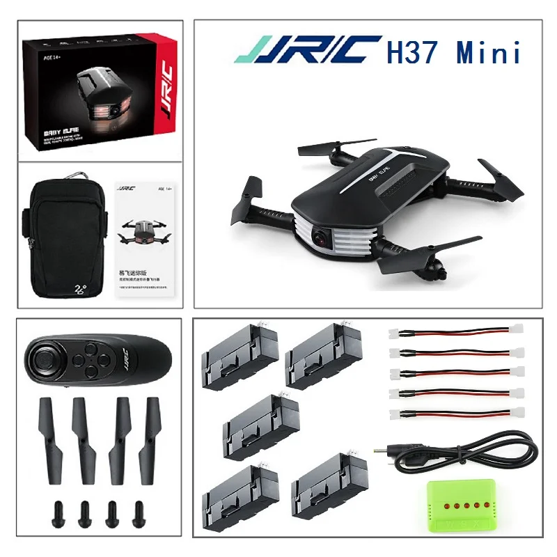 JJRC H37MINI H37 mini Baby ELFIE beauty Mode wifi FPV 2MP камера складной Дрон удержание высоты g сенсор RC