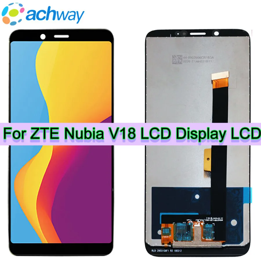 Экран 6 0 дюйма для смартфона ZTE Nubia V18 ЖК-дисплей + цифровой преобразователь экрана