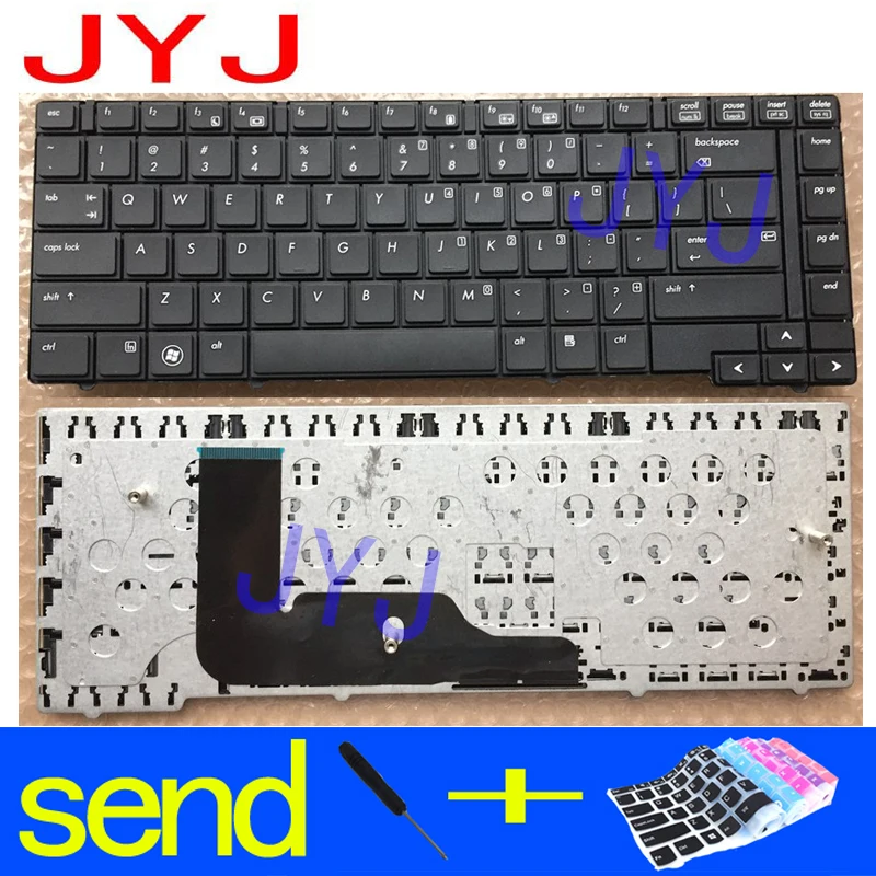 Новая клавиатура для ноутбука HP ProBook 6440B 6450B 6445B 6455B с прозрачной защитной