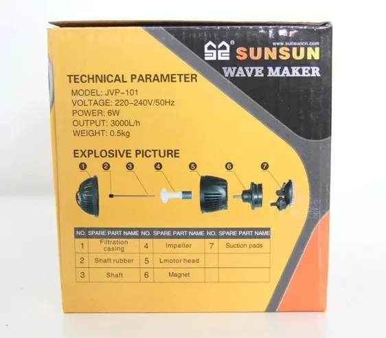 Вибрационный насос Sunsun устройство для создания волн погружения нано-морских
