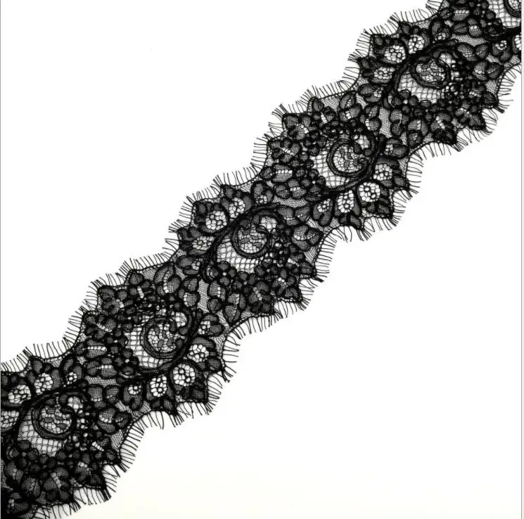 2 цвета 3 ярда кружевная ткань для ресниц Шантильи отделка свадебной вуали