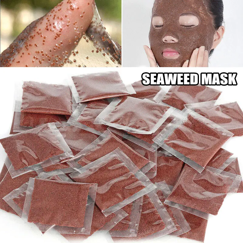 

Dropshipping Seaweed Mask Moisturizing Whitening Anti-aging Anti-wrinkle Skin Care Mask SMJ