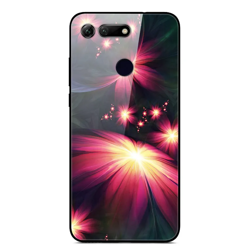 Чехол для Honor View 20, чехол для huawei Honor V20, чехол 6,4, закаленное покрытие, чехол для huawei Honor View 20, PCT-L29, View 20, V20, жесткое стекло, задняя крышка - Цвет: 33