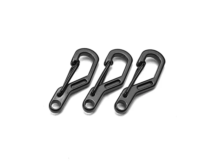 Simple Mini D-type hanging buckle key chain quick hook carabiner EDC portable tool | Спорт и развлечения