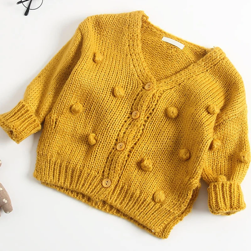 Новинка Осень-зима 2019 детская одежда Модный хлопковый Кардиган для девочек