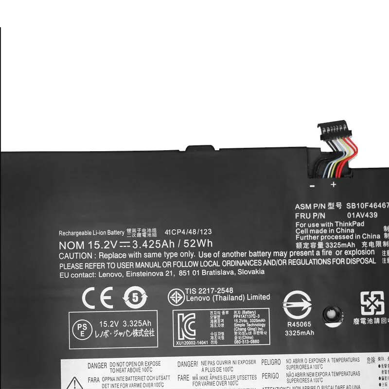Батарея для ноутбука GZSM 00HW029 SB10F46467 Lenovo ThinkPad X1 X1C Carbon 4th 6th 20FB батарея 01AV409 20FB-005XUS |