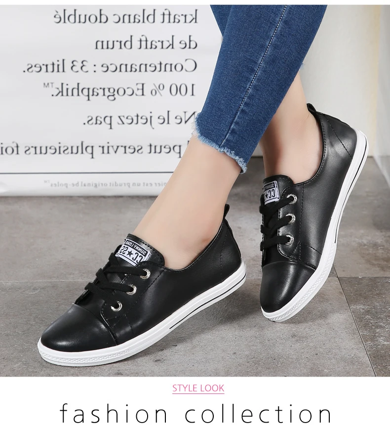 Kilobili/ г., весенняя женская обувь на плоской подошве; женские балетки на шнуровке; лоферы на плоской подошве; кожаная обувь; женские повседневные водонепроницаемые мокасины; женские белые кроссовки