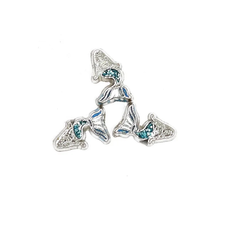Free Shipping 20pcs Enamel Mermaid Floating Charms Fit For Glass Living Memory Lockets Gifts | Украшения и аксессуары