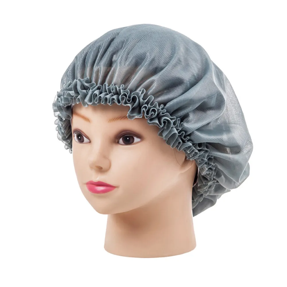 New Sleeping Hat Night Sleep Cap Hair Care Satin Bonnet Caps Nightcap For Women Men Unisex MH88 - Цвет: as picture