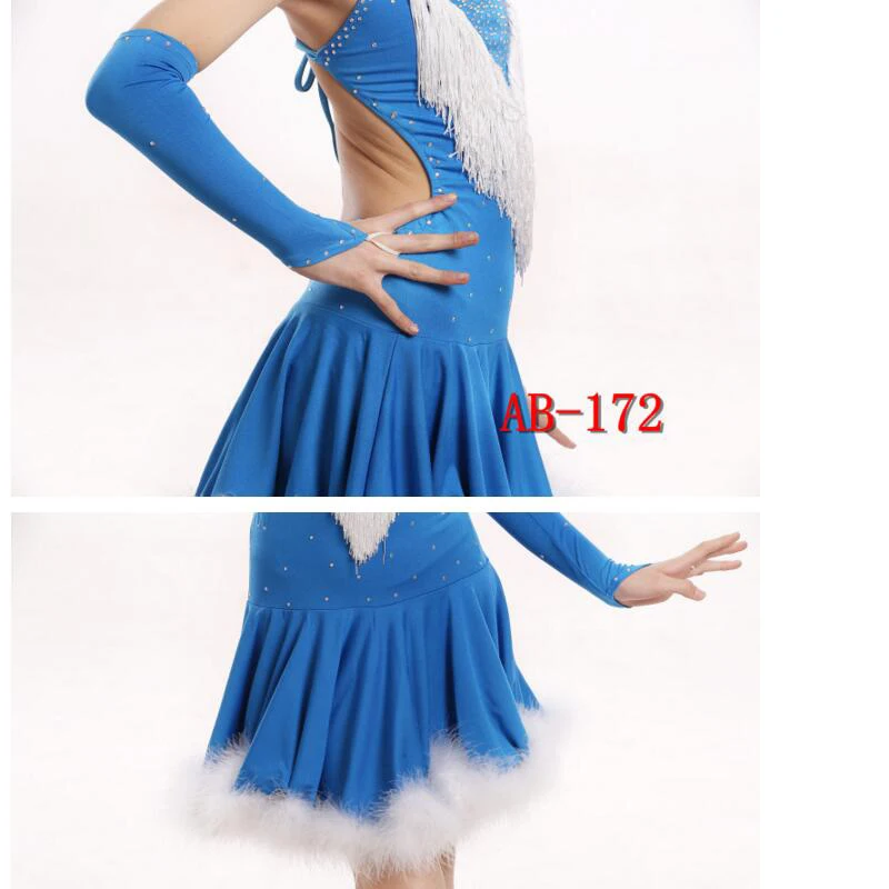 Детские костюмы для латиноамериканских танцев девочек соревнований платье