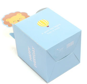 100 шт./лот бумажный пакет с мультяшными животными коробка для конфет