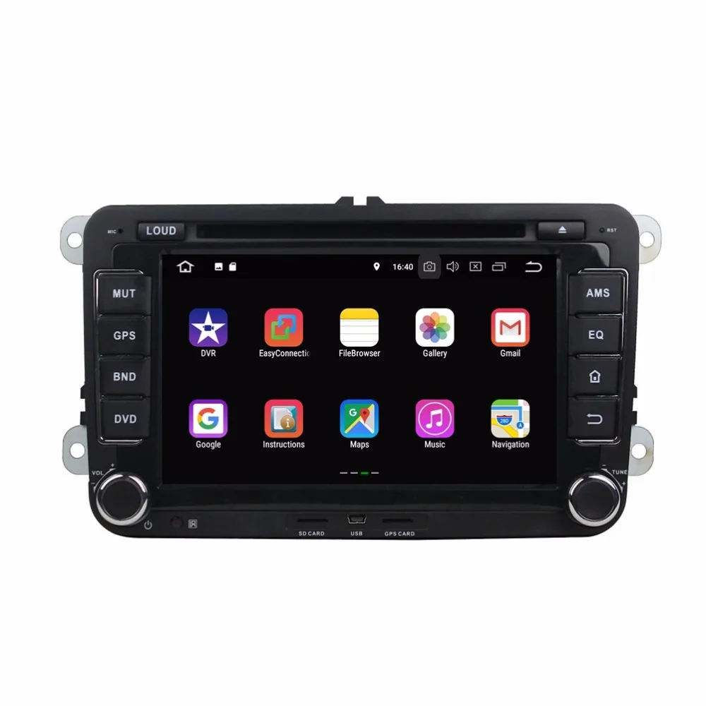 1024*600 Android 8 1 автомобильный Радио DVD gps мультимедийное головное устройство для Skoda