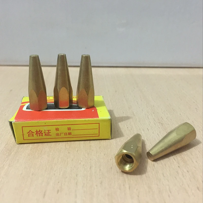 Сварочная насадка для газов 5 шт./лот H01 2 oxy acetylene 1 #2 #3 #4 #5 # сварочный наконечник