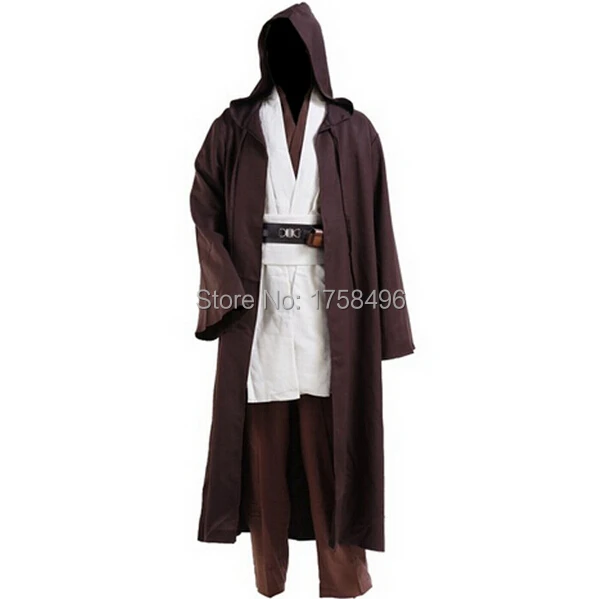 Мужская туника с капюшоном из Звездных Войн|movie cosplay costumes|cosplay costumebrown robe |