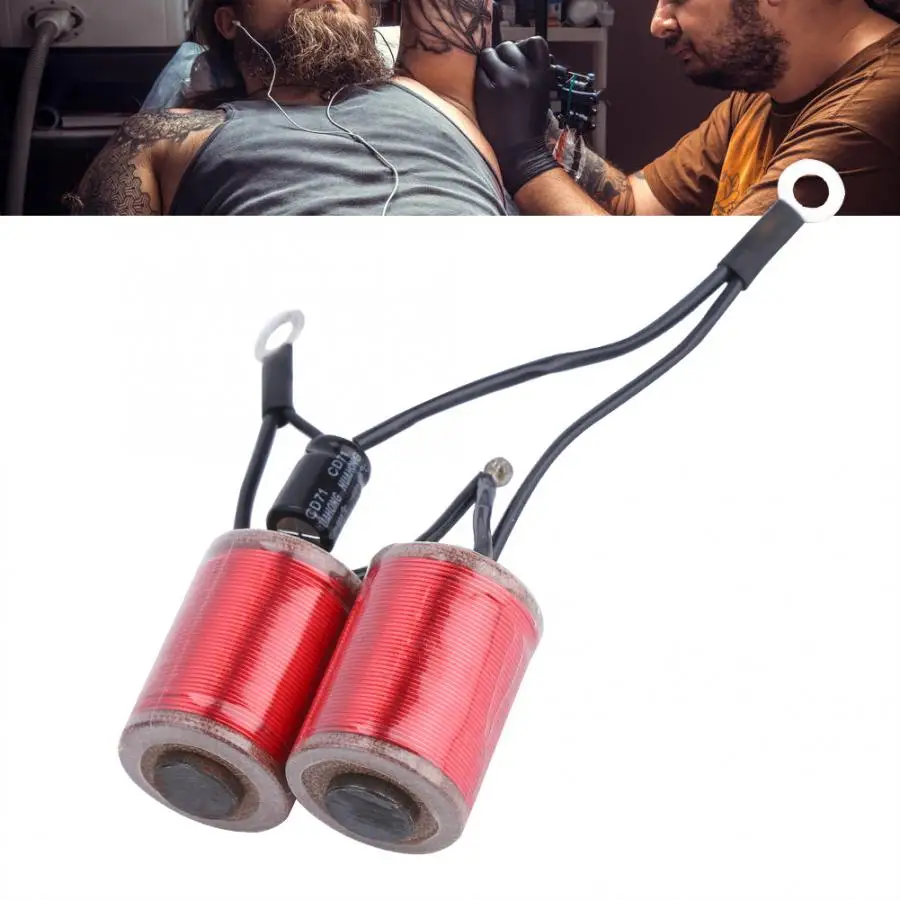 Машинка для микроблейдинга 10 обертываний медные катушки тату детали длительный