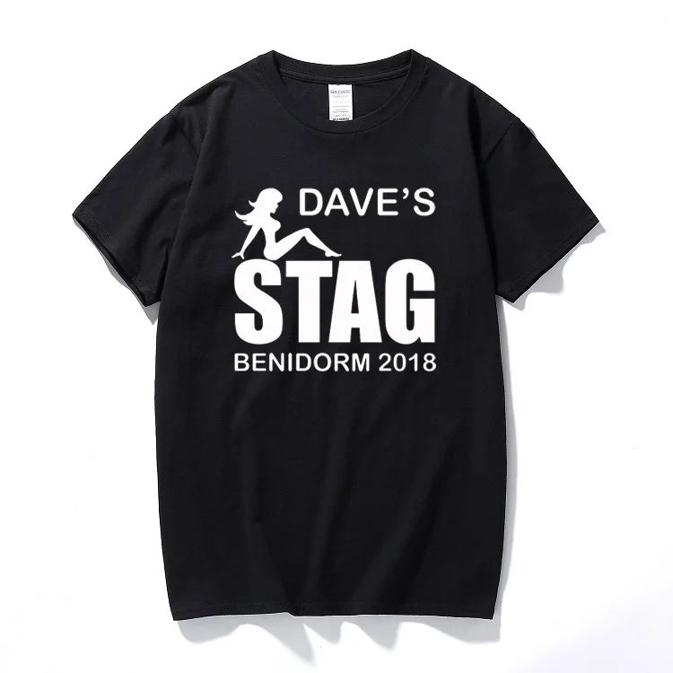 

Stag do mens t-shirt personalised customised party funny unisex tee custom Cotton short sleeve t-shirt summer top clothing