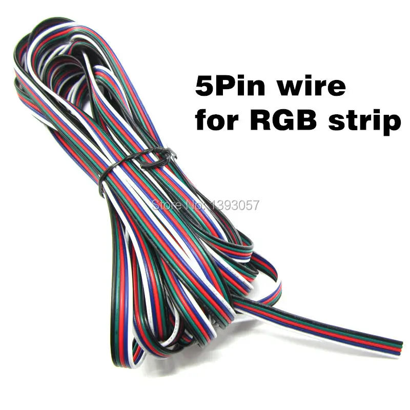 20 метров 18AWG 20AWG 22AWG Электрический Удлинительный провод 2Pin 3Pin 4Pin 5Pin для одного