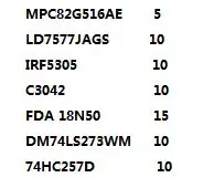 Бесплатная доставка MPC82G516AE LD7577JAGS IRF5305 C3042 FDA 18N50 DM74LS273WM 74HC257D | Обустройство дома