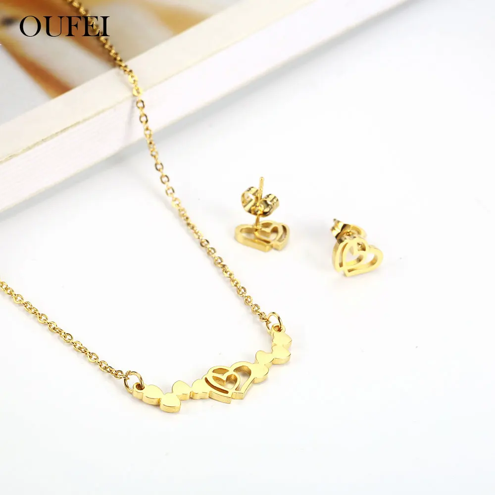 Женские серьги из нержавеющей стали OUFEI богемные ювелирные изделия для