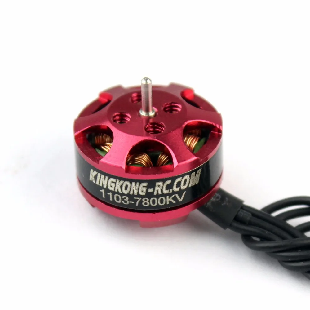 4 шт. высокое качество KINGKONG 1103 7800KV 1 2S бесщеточный двигатель для FPV мини гоночных