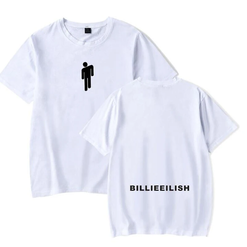Billie eilish мужские Футболки Уличная футболка в стиле хип-хоп Homme летние мужские футболки с коротким рукавом мужские футболки camisetas hombre