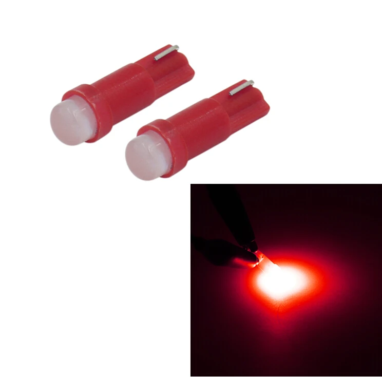 1 шт. Автомобильный интерьер T5 Led 1 SMD DC 12 В светильник Керамическая, для приборной панели манометр инструмент керамический авто боковой Клин светильник лампа